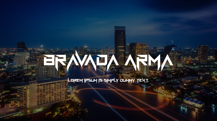 BravAda Arma Font