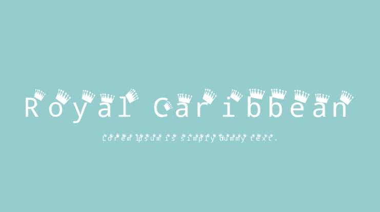 Royal Caribbean Font