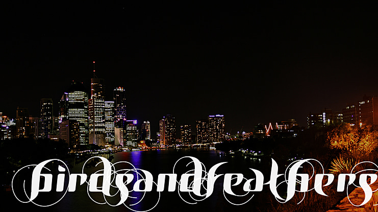 BirDSAnDFEatHerS Font