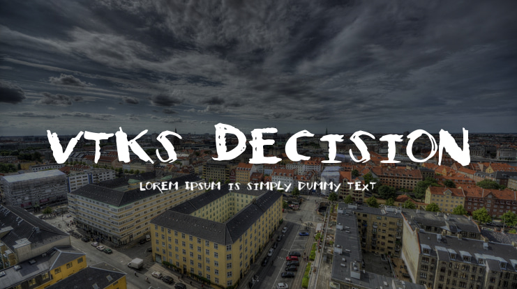 Vtks Decision Font