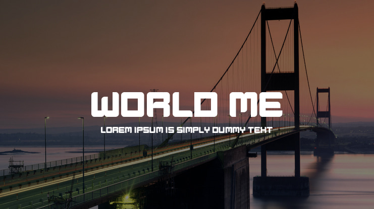 World Me Font