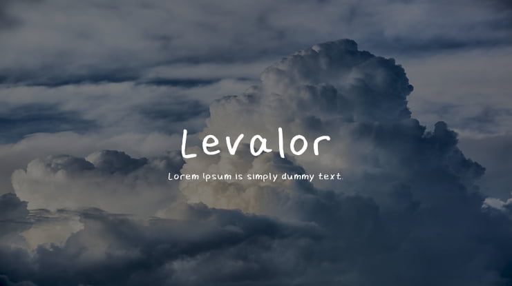 Levalor Font