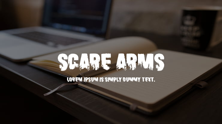 Scare Arms Font