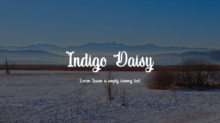 Indigo Daisy Font