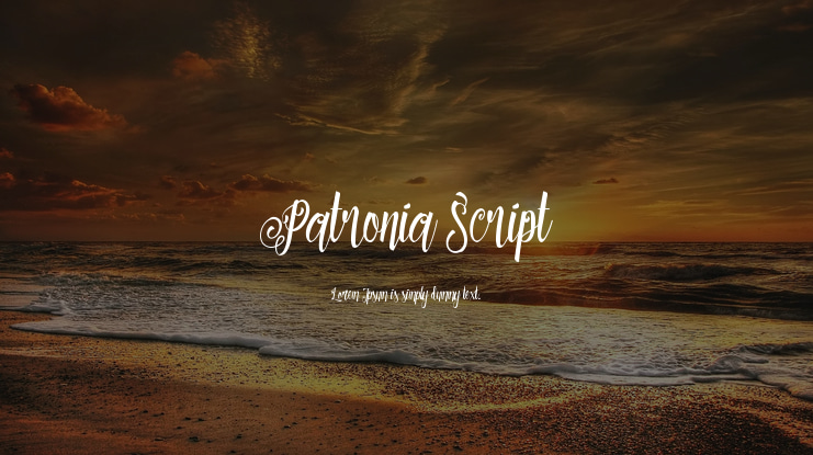 Patronia Script Font