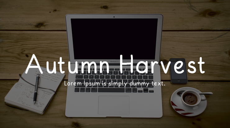 Autumn Harvest Font