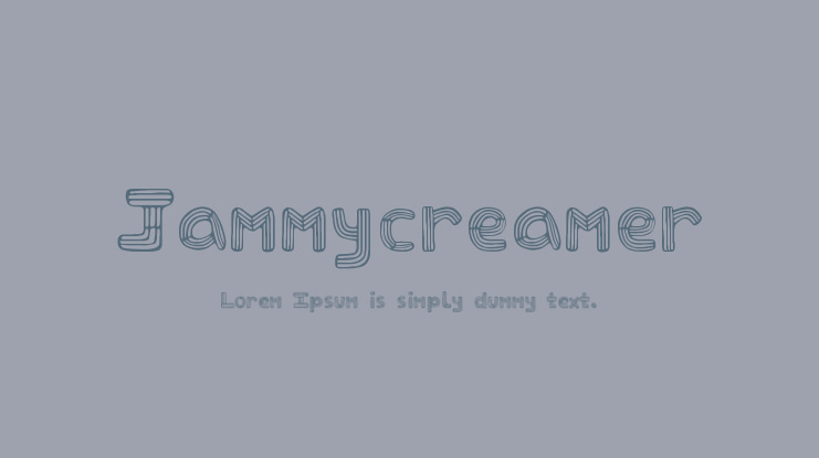 Jammycreamer Font