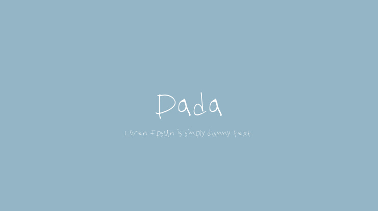 Dada Font