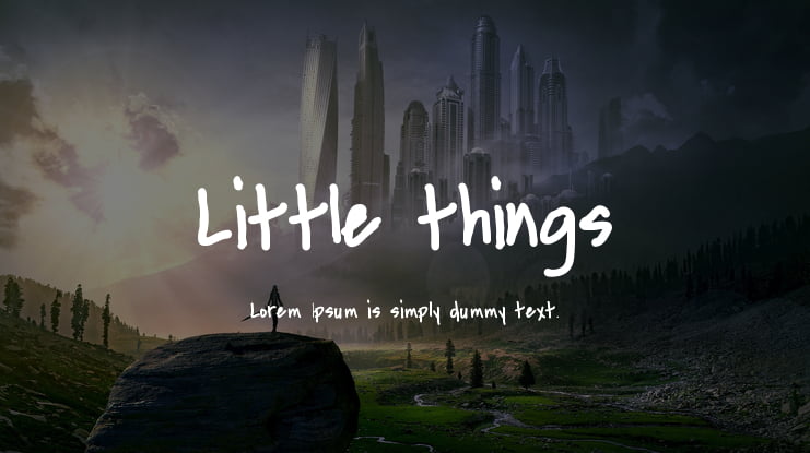 Little things Font