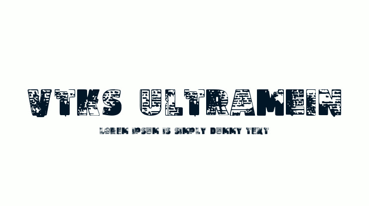 Vtks Ultramein Font
