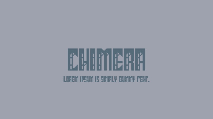 Chimera Font