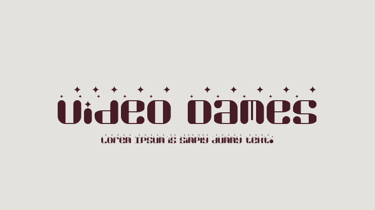 Video Dames Font