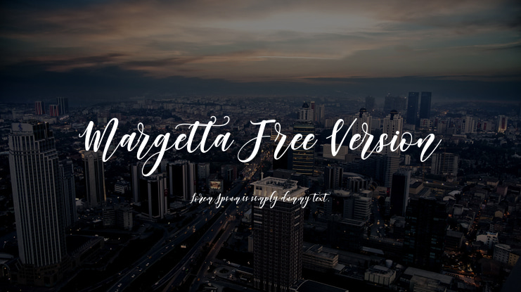 Margetta Free Version Font