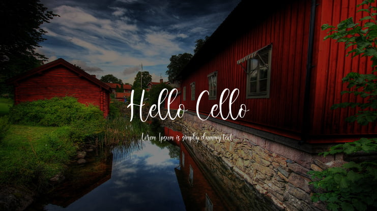 Hello Cello Font
