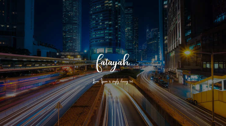 fatayah Font