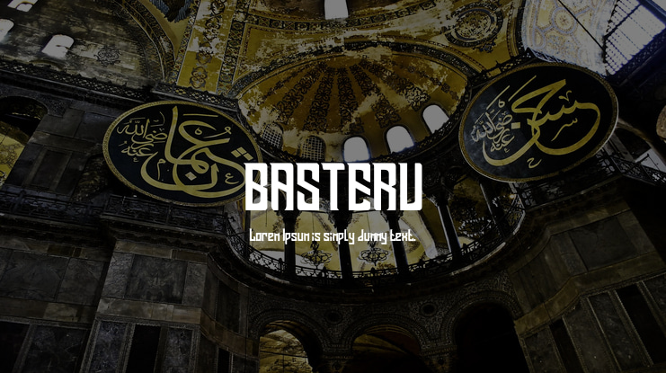 BASTERU Font
