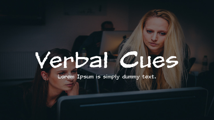 Verbal Cues Font Family