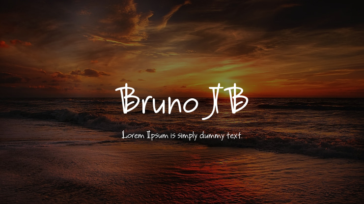 Bruno JB Font Family