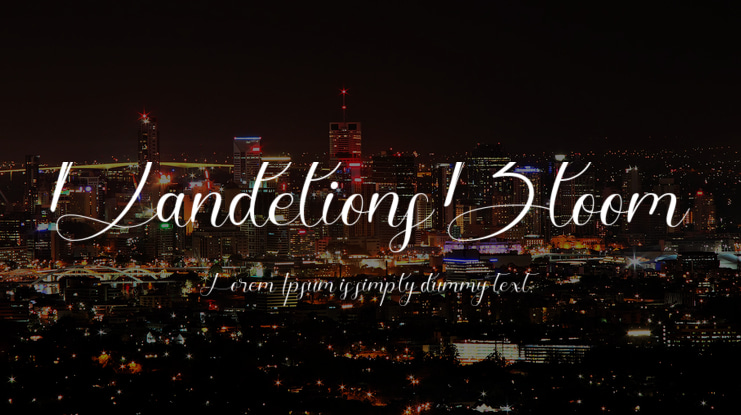 Dandelions Bloom Font