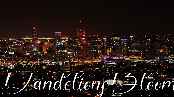 Dandelions Bloom Font