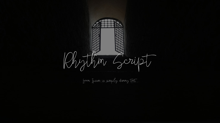 Rhythm Script Font