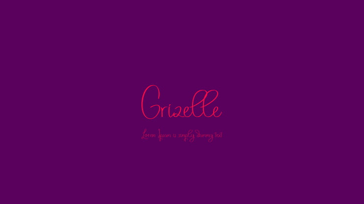 Grizelle Font