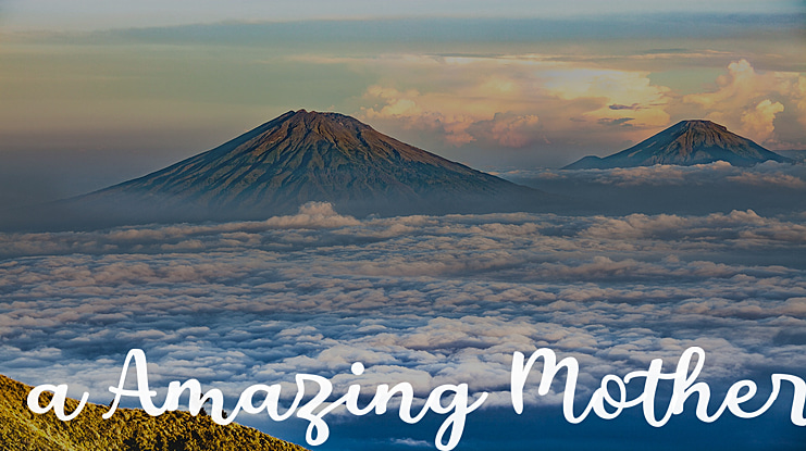 a Amazing Mother Font
