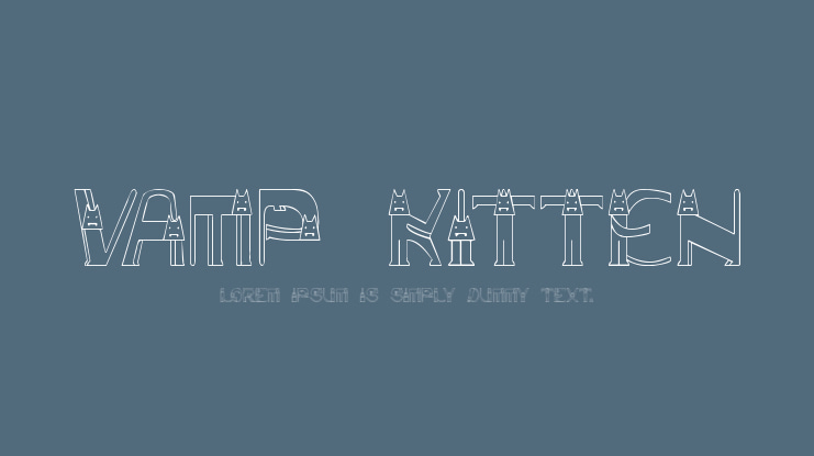 Vamp Kitten Font