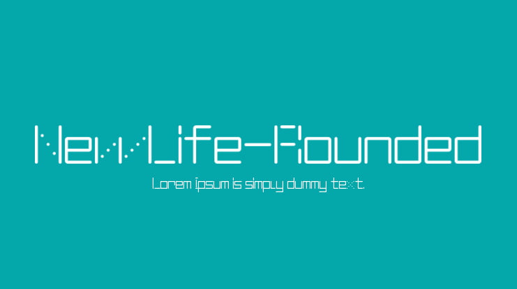 NewLife-Rounded Font Family