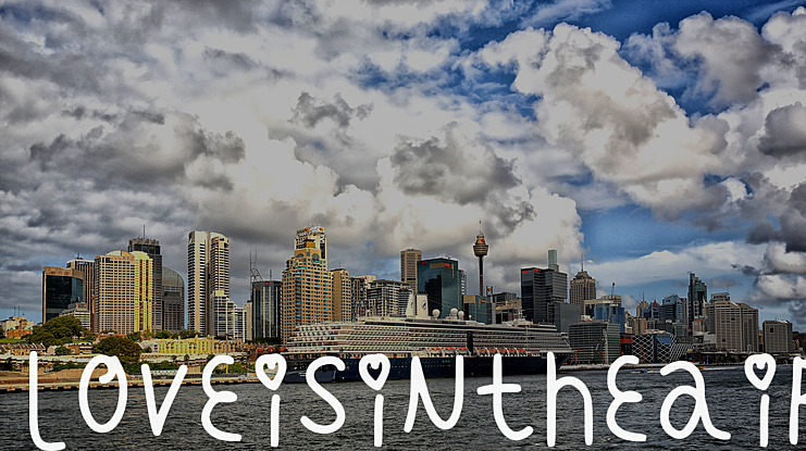 Loveisintheair Font