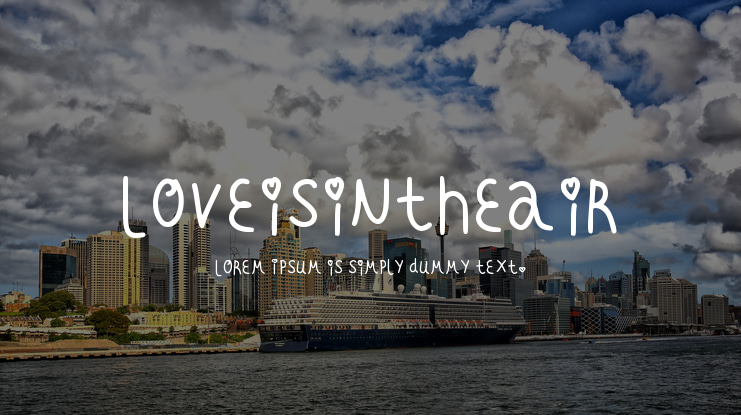 Loveisintheair Font