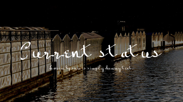Current status Font
