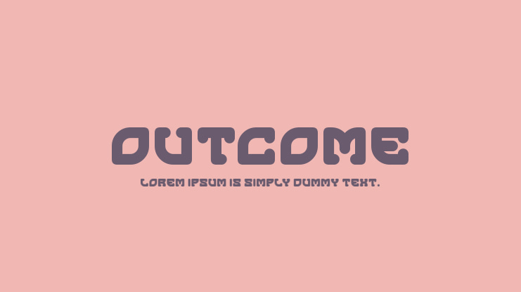 Outcome Font