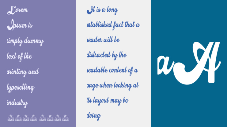 Attraction Personal Use Font