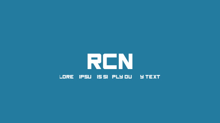 RCN Font