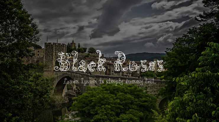 Black Roses Font