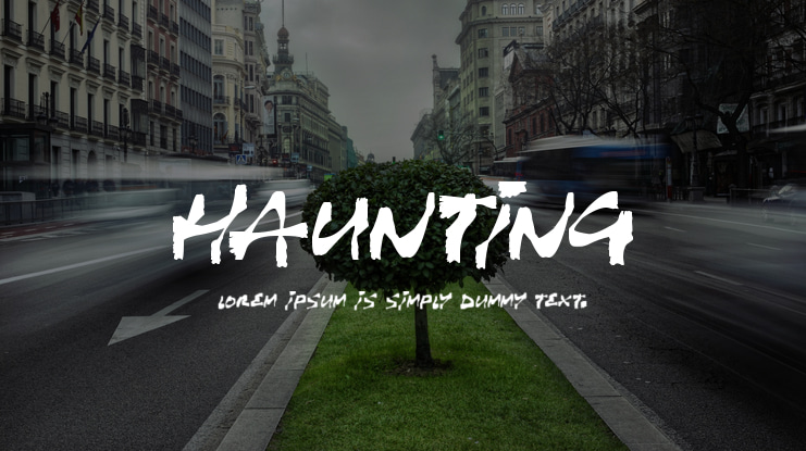 Haunting Font Family