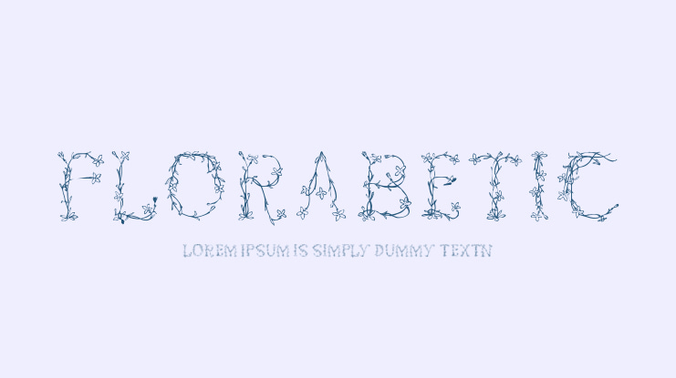 Florabetic Font