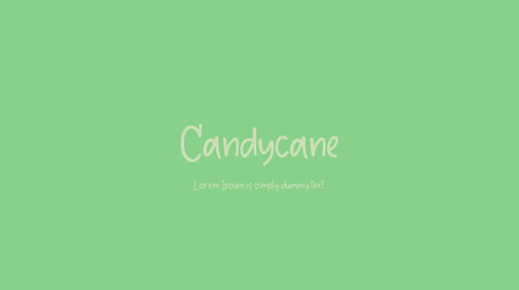 Candycane Font