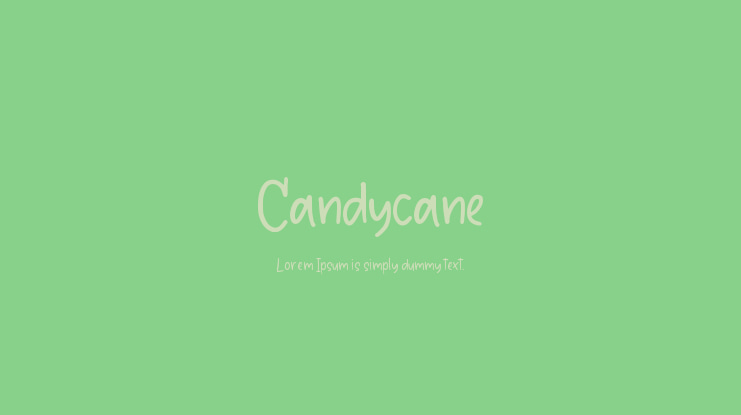 Candycane Font