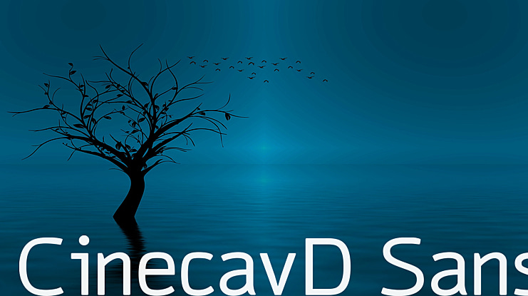 CinecavD Sans Font