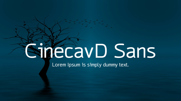 CinecavD Sans Font