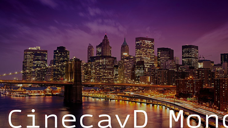 CinecavD Mono Font