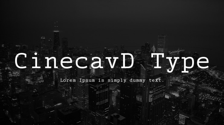 CinecavD Type Font