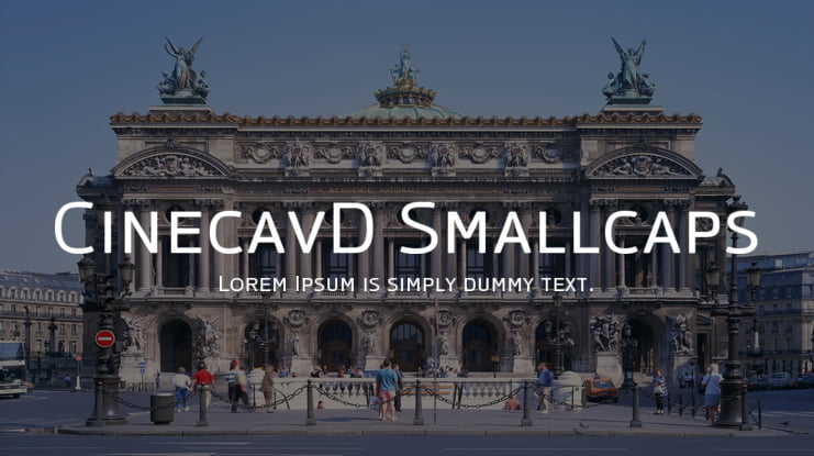 CinecavD Smallcaps Font