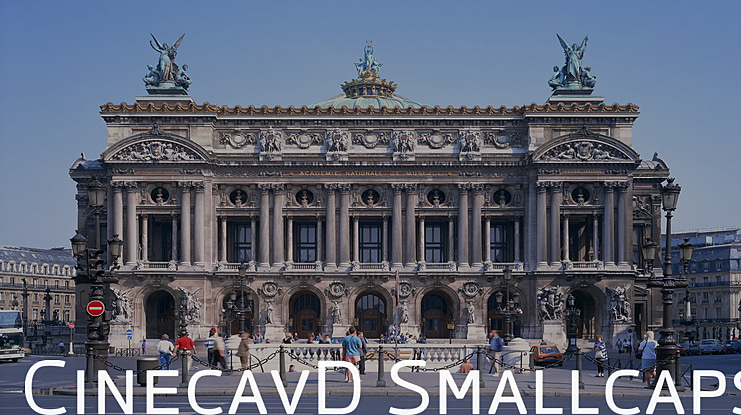 CinecavD Smallcaps Font