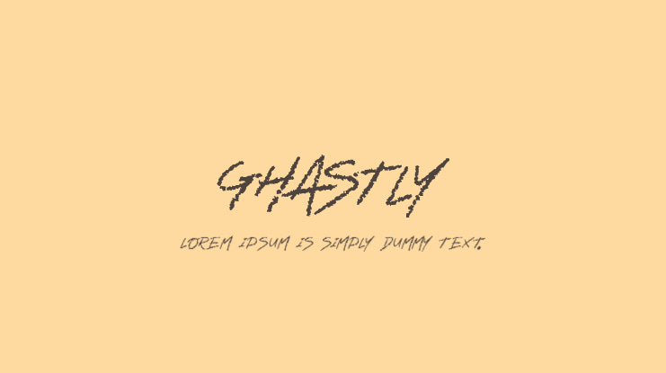 Ghastly Font Family