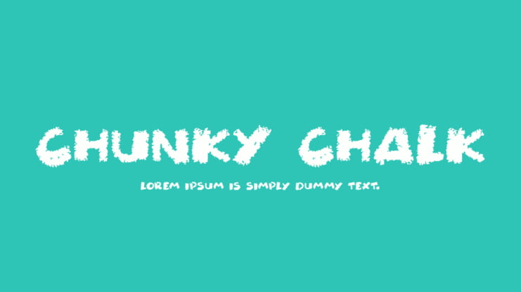 Chunky Chalk Font Family
