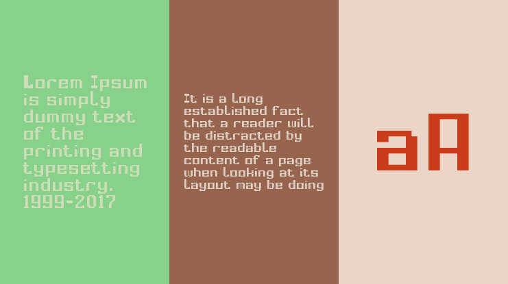 Barndomsfirkante Font