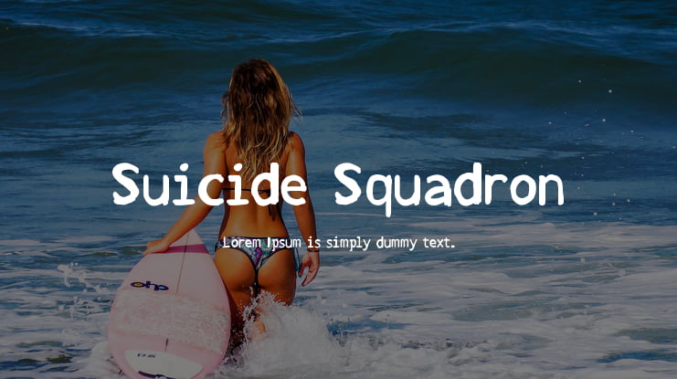 Suicide Squadron Font